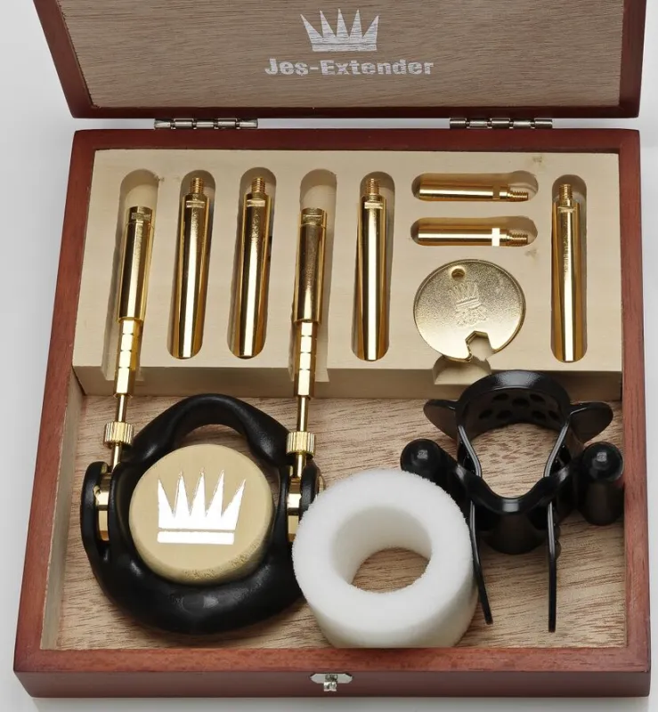 Extenseur pénien Jes-Extender plaqué or 24 carats - Jes-Extender