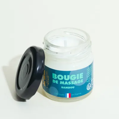 Mini bougie de massage -   Bambou
