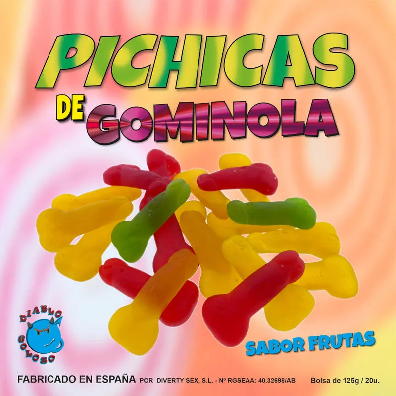 Bonbons gélifiés érotiques saveur fruits Diablo Goloso - Diablo Picante