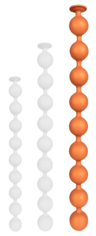 Chapelet anal NOCTY L 65 x 5.5 cm Orange