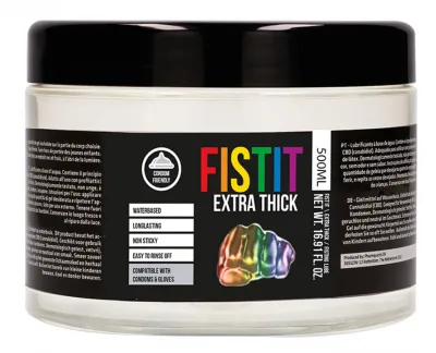 Lubrifiant Eau FIST IT Extra Thick Rainbow 500ml