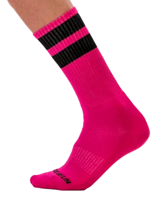 Barcode Berlin Chaussettes GYM SOCKS Rose-Noir