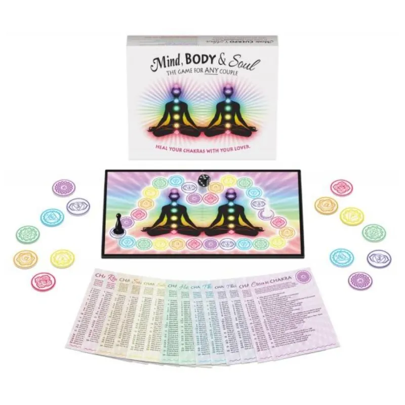 Jeu Érotique Chakras pour Couples Bilingue - Kheper Games