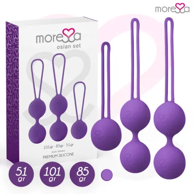 Kit 3 boules de geisha Osian Set lilas - Moressa