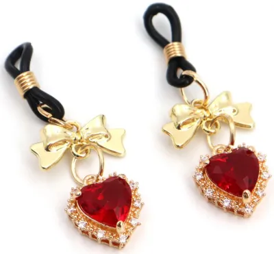 Pince-Tétons HEART DIAMOND Rouge