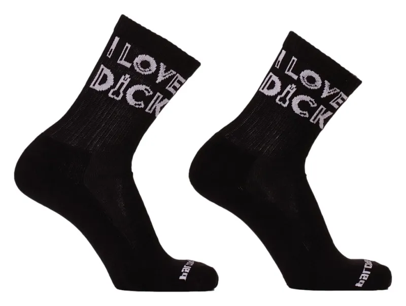 Chaussettes I LOVE DICK Noires