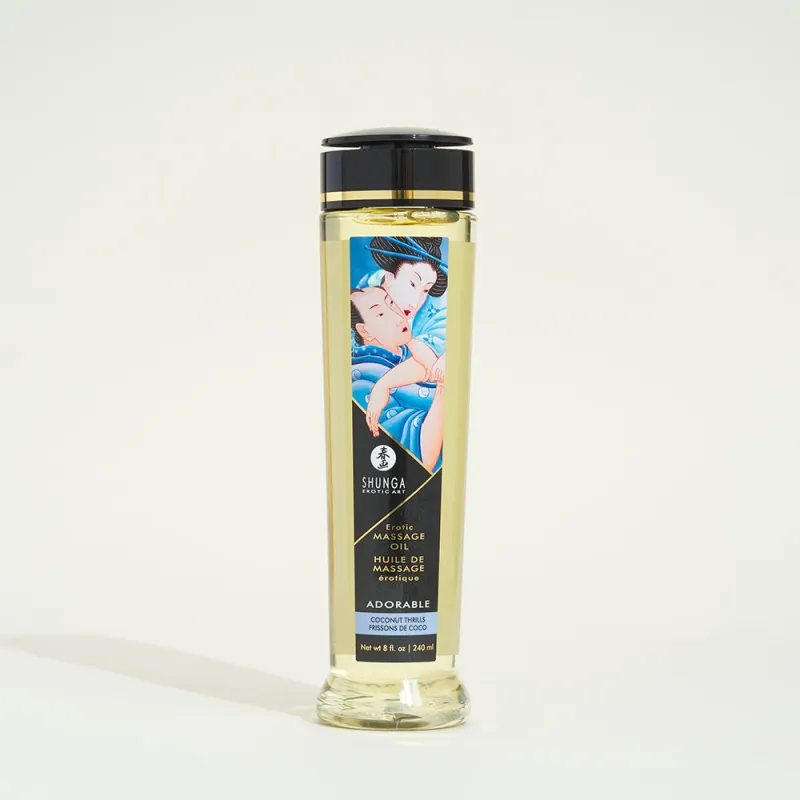 Huiles de massage Shunga - 240 ml  Noix de coco