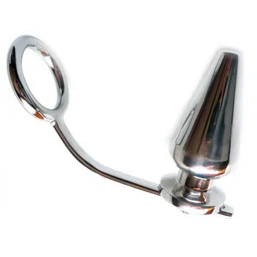 Cockring plug anal acier 45x50mm - Metal Hard
