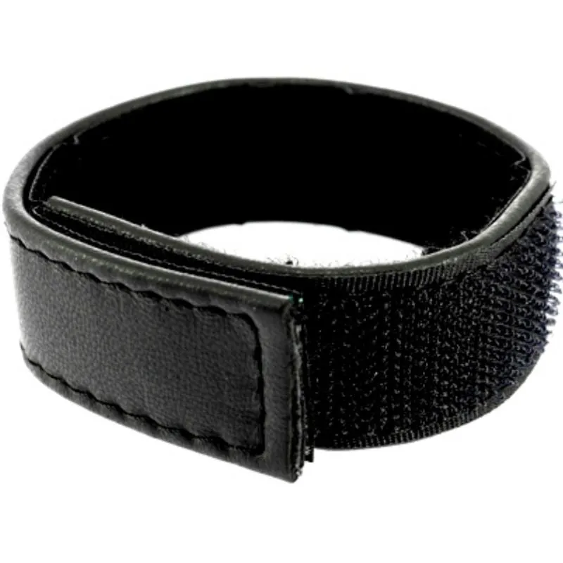 Sangle pénis en cuir Leather Body réglable noire - Metal Hard