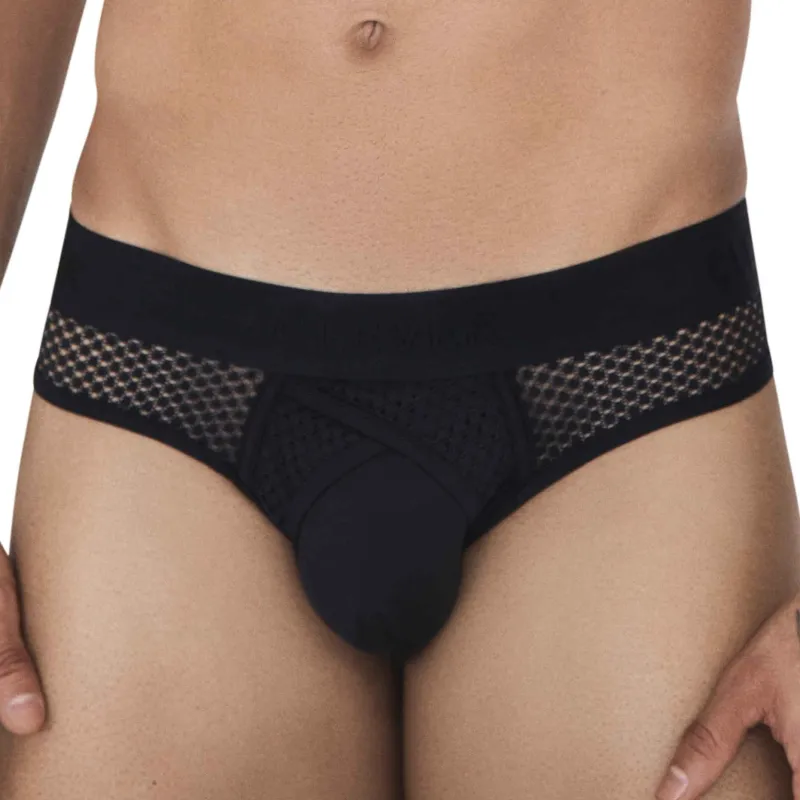 Slip Résille SWIRL Noir