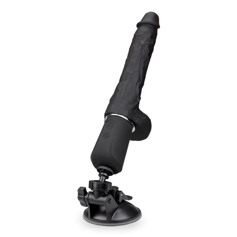 Gode godemichet automatique en silicone Russell gode vaginal ou anal homme ou femme - Noir