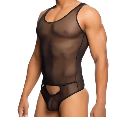 Body String Tulle LEANDRO Noir