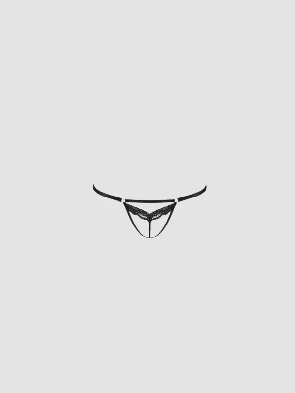 String Ouvert Solon Noir Devil Collection