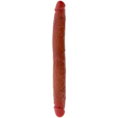 Godemichet double Get Real Caramel 35 cm - ToyJoy