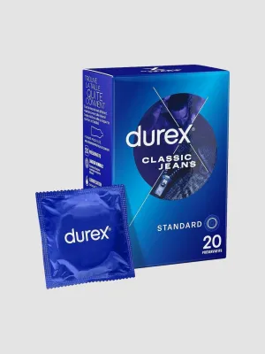 Préservatifs Durex Classic Jeans Boîte de 20