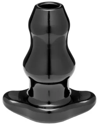 PlugTunnel Double Noir Large12 x 7 cm
