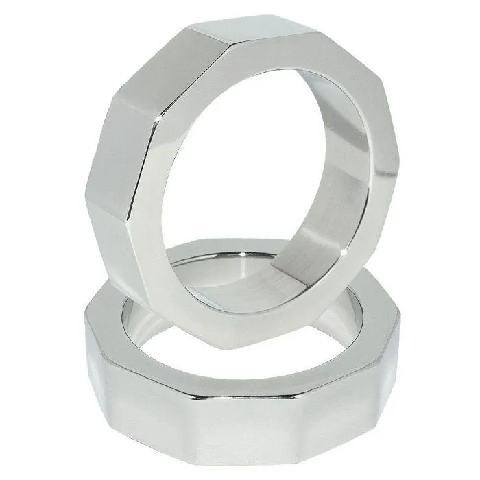 Anneau pénien avec décrou testicules 55mm - Metal Hard