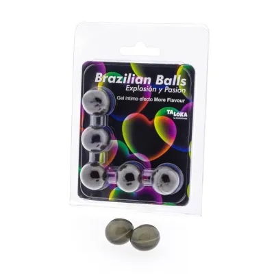 Boules brésiliennes gel excitant x5 Taloka - Diablo Picante