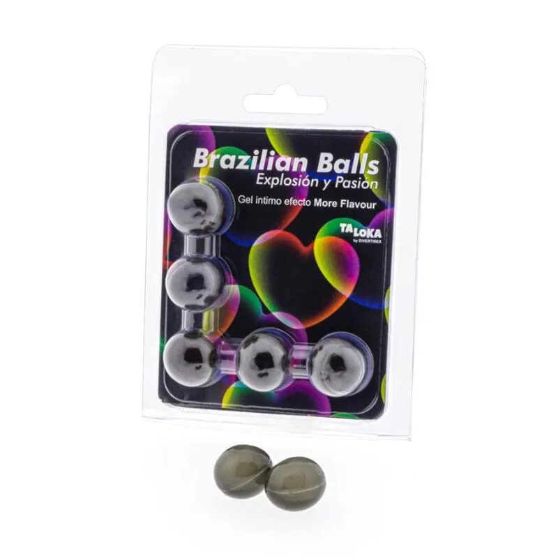Boules brésiliennes gel excitant x5 Taloka - Diablo Picante