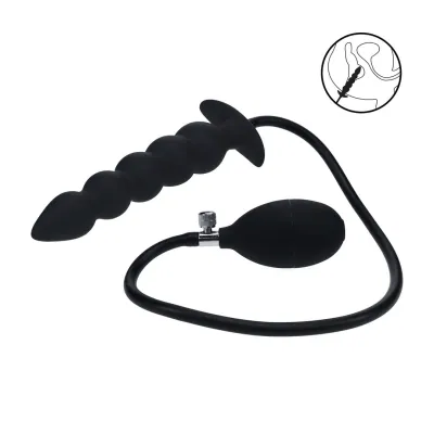 Levelz Beaded Anal Plug Gonflable 21 cm