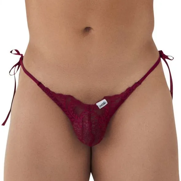 CandyMan Bikini Dentelle Coeur NINSUN Bordeaux