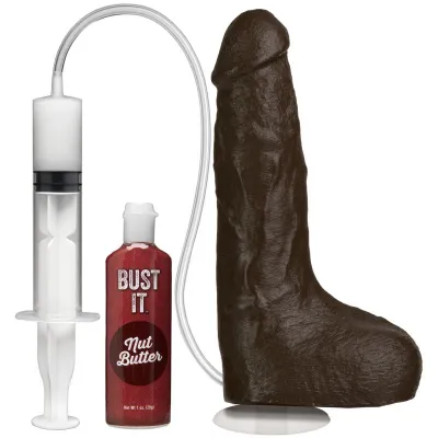 Bust It - Gode Réaliste Éjaculateur - Chocolat