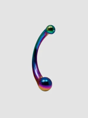 Dildo en Acier The Rainbow Curvy
