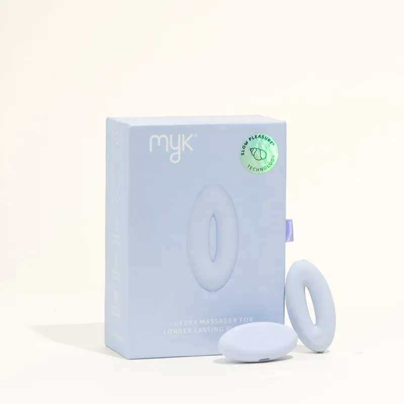 MYK vibro slow pleasure - 7 x 3,5 x 3,5 cm Bleu
