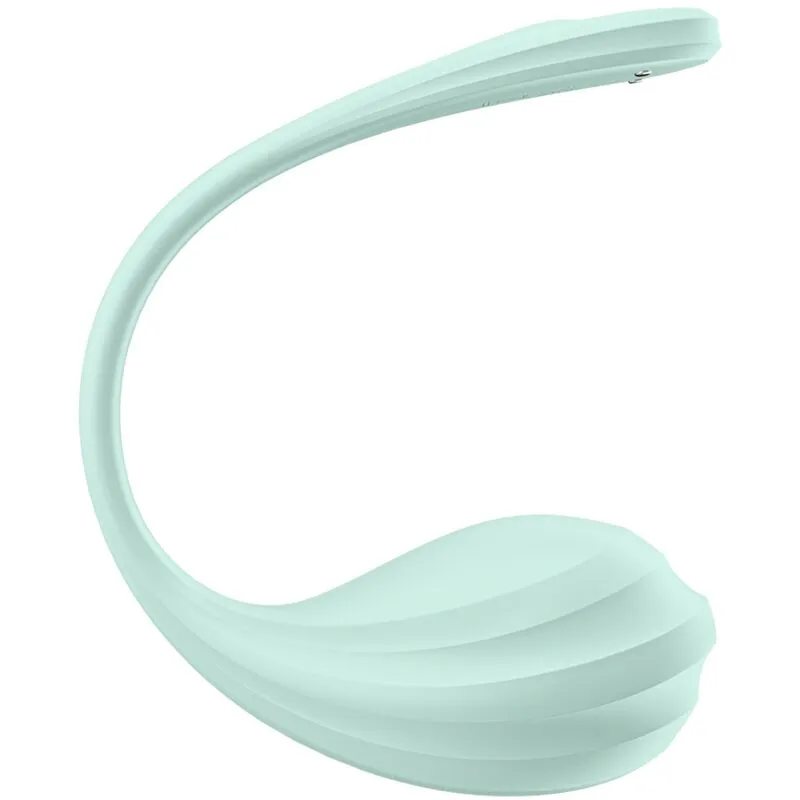 Œuf Vibrant Connecté Smooth Petal Vert - Satisfyer