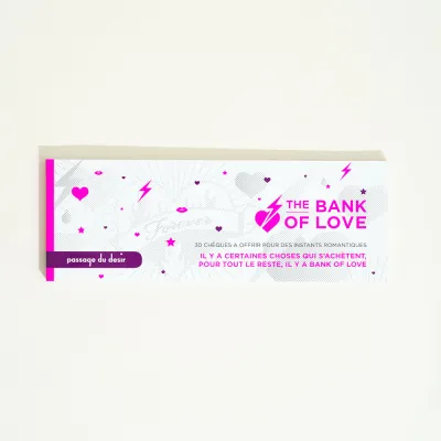 Chéquier Bank of Love Passage du Désir -