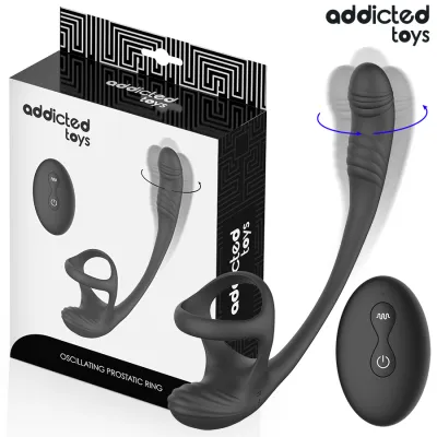 Stimulateur Masculin Vibrant Triple Zones - Addicted Toys