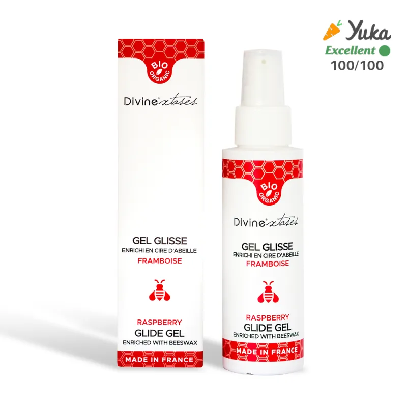 Gel glisse framboise Divinextases -