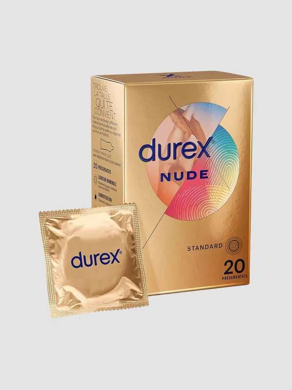 Préservatifs Durex Nude Boîte de 20