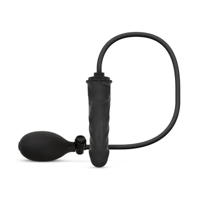 Anal Collection - Godemichet Gonflable avec Pompe 14,5 cm - Noir