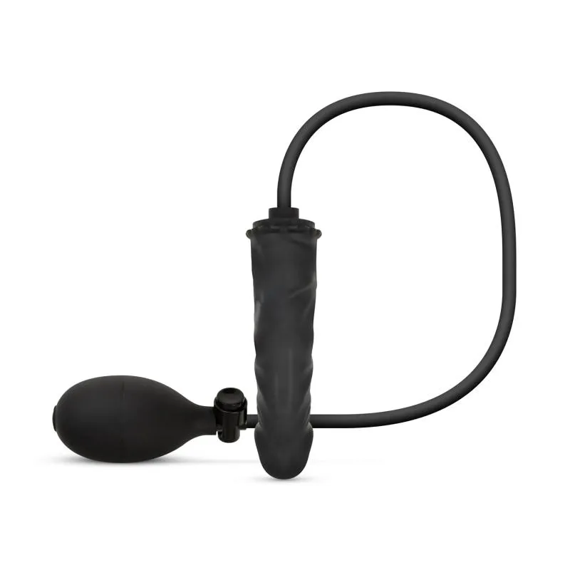 Anal Collection - Godemichet Gonflable avec Pompe 14,5 cm - Noir