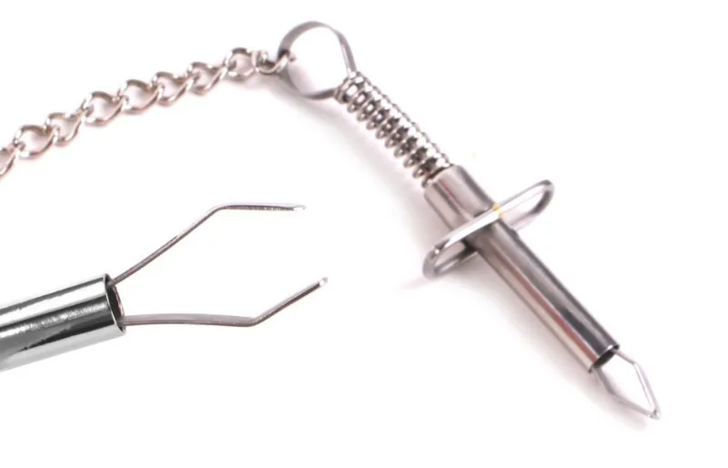 Pinces à seins GRABBER avec Chaîne