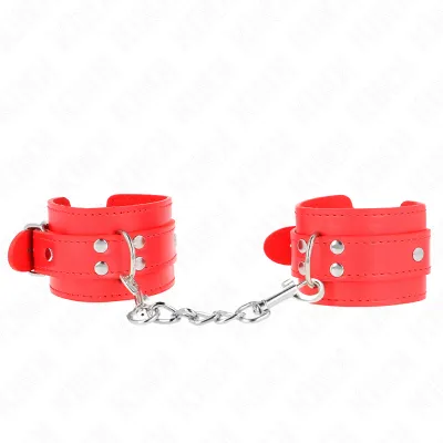 Menottes Poignets KINK Ajustables Rouge - KINK