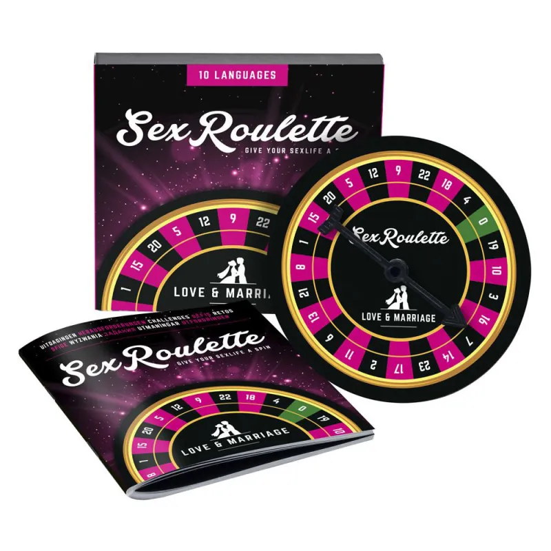 Jeu Sex Roulette Love et Mariage - 12 cm