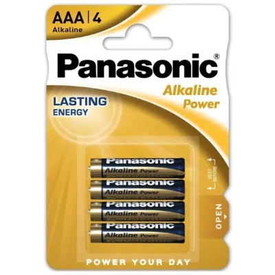 Piles AAA LR03 Bronze lot de 4 - Panasonic
