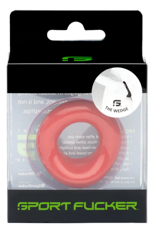 Wedge Cockring Rouge