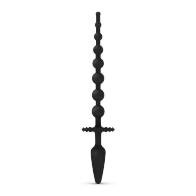 Plug Anal et Perles - Noir