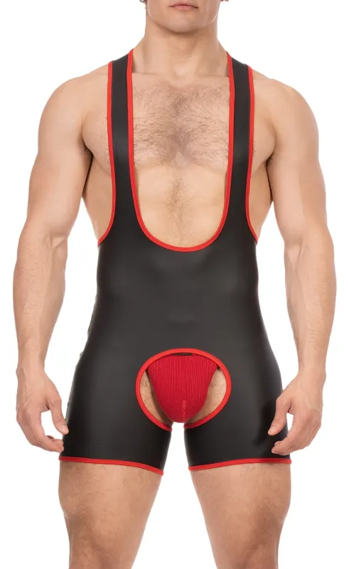 Body Backless KAM Noir-Rouge
