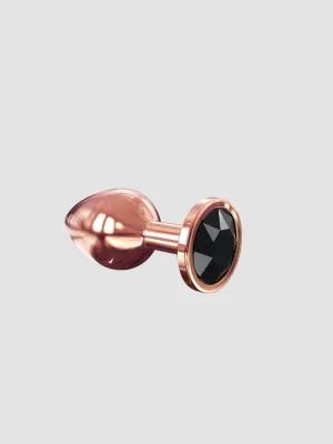 Plug Anal Métal Diamant Noir M