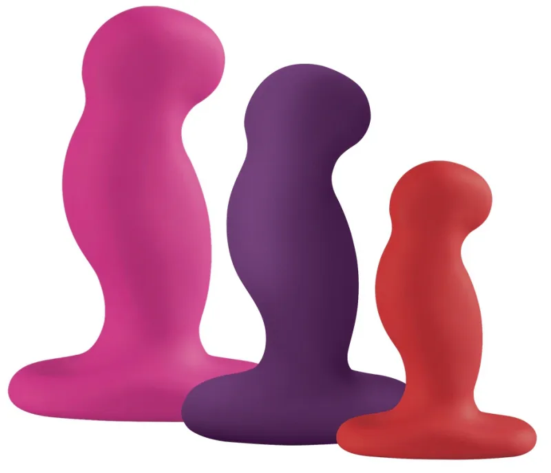Lot de 3 Plugs vibrants G-PLAY Nexus