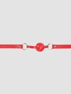 Bâillon Open Ball Gag Cuir