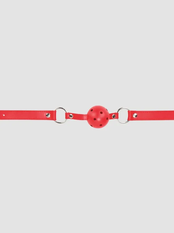 Bâillon Open Ball Gag Cuir
