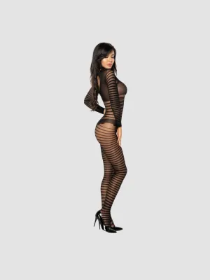 Combinaison Ouverte Ximena Noire