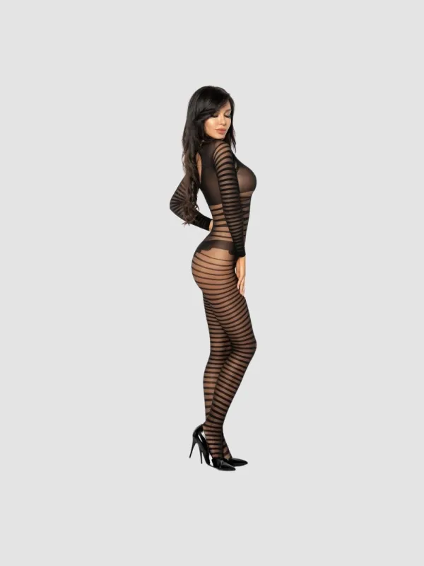 Combinaison Ouverte Ximena Noire