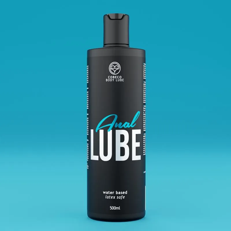 Bouteille de lubrifiant anal à base d'eau Cobeco 500 ml