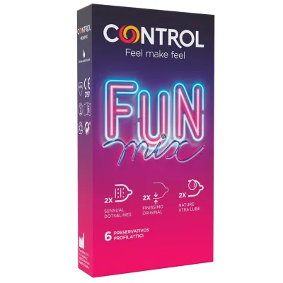 Préservatifs Control Feel Fun Mix Nervurés - Control